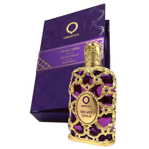 Orientica Luxury Collection Velvet Gold Eau De Parfum – Vanilla, Bergamot, Gourmand, Caramel, Violet, Patchouli, Rose, Musk, Animalic, Amber - Arabic Perfume for Men & Women – 2.7oz/80ml