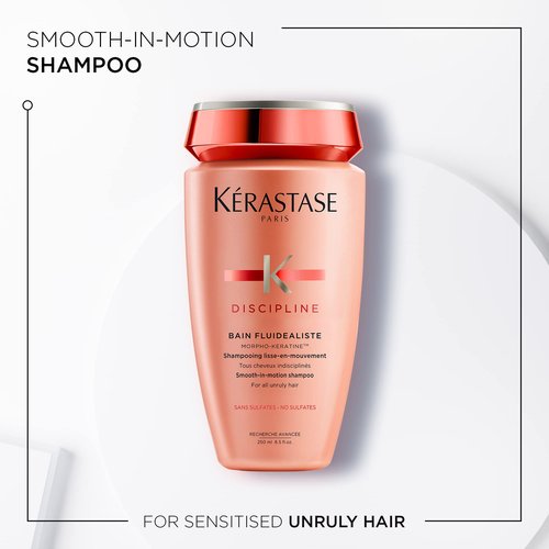 Kerastase Discipline Smoothing Anti-Frizz Shampoo & Conditioner Set For All Hair Types - Smooths and Controls Frizz With Morpho-Keratine