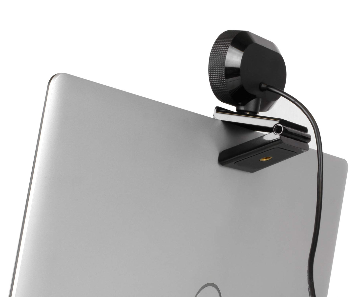 Aluratek 1080p HD Webcam with Ring Light, Auto Focus and Directional Noise Cancelling Mic, Universally Compatible, LED Adjustable Ring Light
