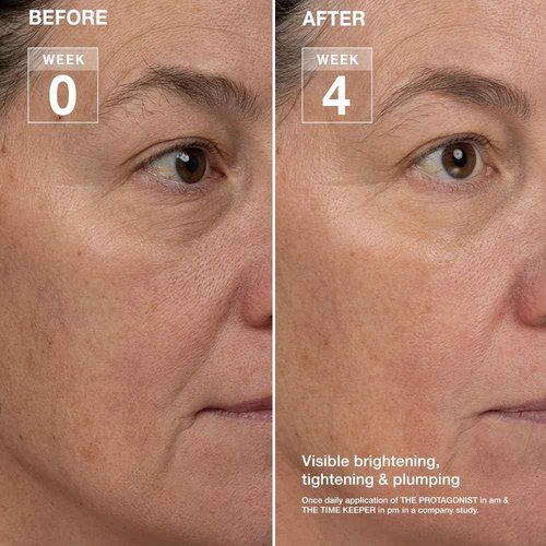 THE DAY & NIGHT DUO with full sizes The Protagonist & The Time Keeper featuring Tranexamic Acid, Peptides, Ceramides, Argan Plant Cells, Hyaluronic Acid, Niacinamide, Turmeric, Caffeine and Mushrooms