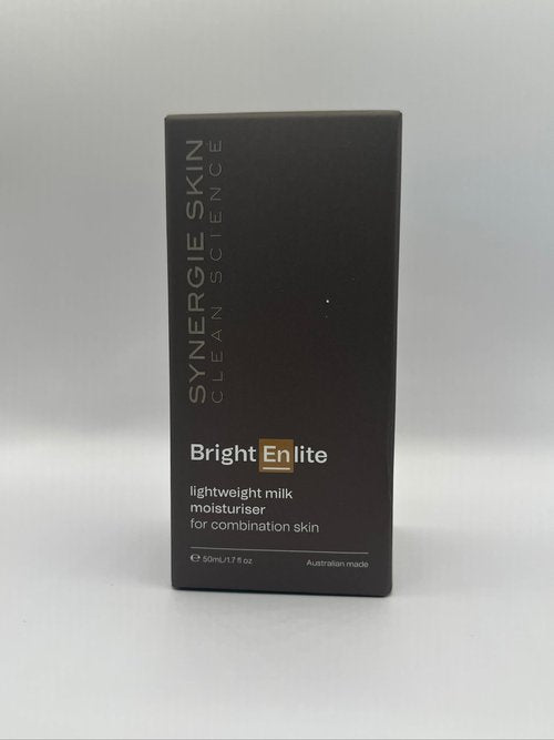 Synergie Skin BrightEnlite Moisturizer for Oily Skin, Refines Enlarged Pores, Green Tea Milk Moisturizer, Australian Made