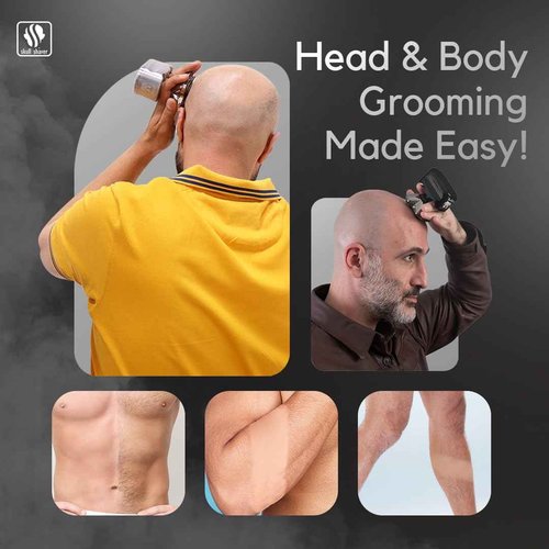 Skull Shaver - Pitbull Silver PRO SX5 Head and face Shaver