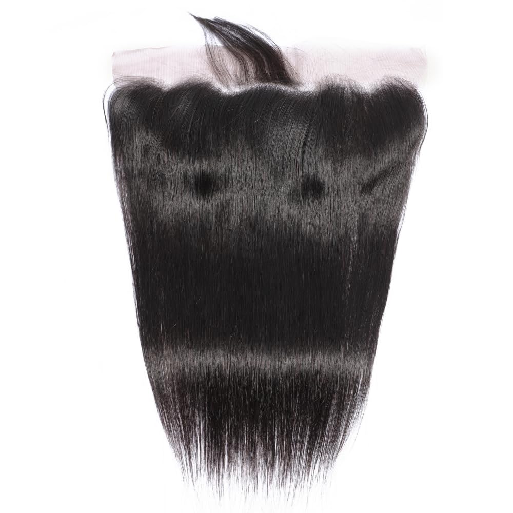 Grand Nature Frontal HD Lace Closure Only, 13x6 Frontal HD Lace, 5x5 HD Lace Closure Body Wave, Straight 4x4 Closure, 13x4 Lace Frontal HD Lace (Straight, 16"-13x6 Frontal)