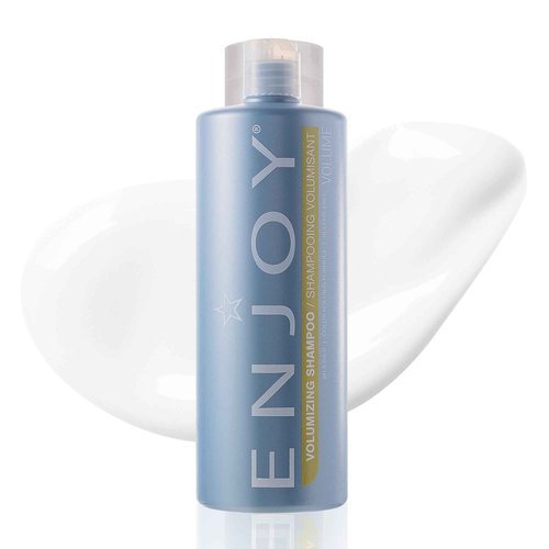 Enjoy Hair Care Volumizing Shampoo – Sulfate Free, Paraben Free, Gluten Free, Gentle Shampoo for Damaged & Curly Hair, Adds Volume & Shine – 33.8 Fl Oz