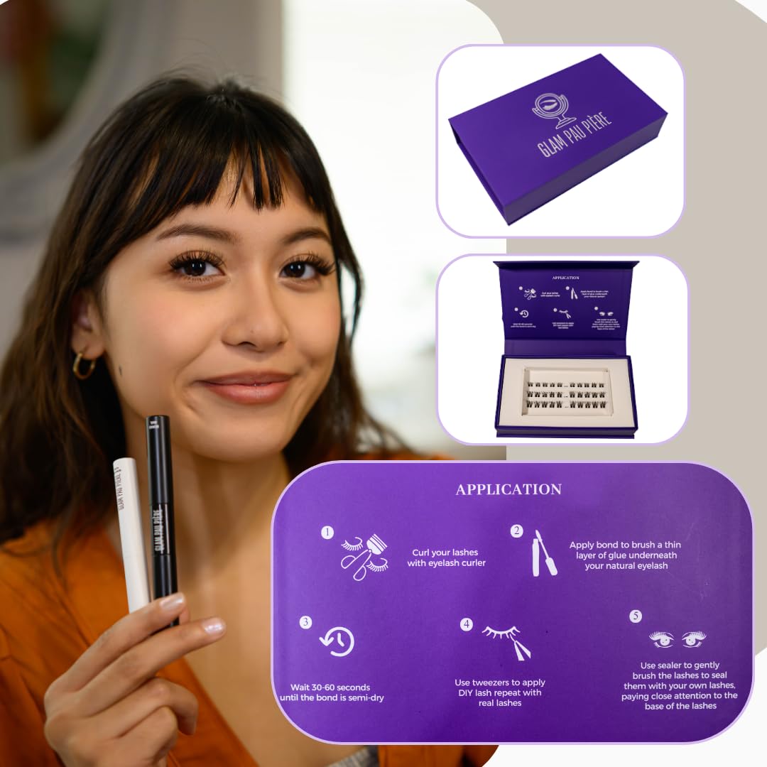 GLAM PAU PIERE DIY EYELASH EXTENSIONS