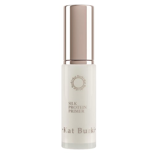 Kat Burki Silk Protein Primer with Botanical Hyaluronic Acid, Irish Sea Moss & Silk Amino Proteins, Hydrates, Smooths & Protects Skin, Silicone-Free, 1 Fl Oz