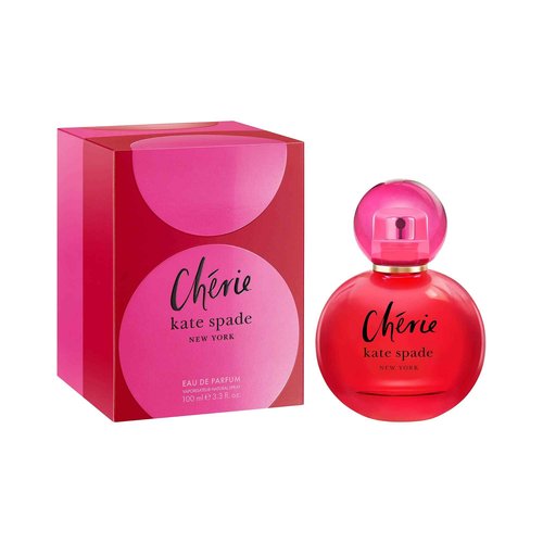 kate spade new york - Cherie Eau De Parfum - Women's Fragrance - Sweet & Musky - With notes of Raspberry, Sweet Pea & Jasmine - 3.3 Fl Oz
