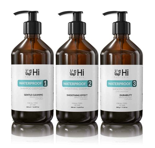 Hi Hair Care - Hair Straightener Set - Keratin Hair Treatment Straightening, Products, Detox, Straight Hair, Keratin Hair Treatment, Anti Frizz - Up to 10 applications