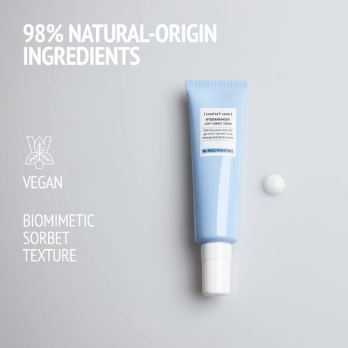 [ comfort zone ] Hydramemory Light Sorbet Cream | Hydrate And Soothe Skin | Climate Adaptability With Non Greasy Formula | 2.03 Fl. Oz.