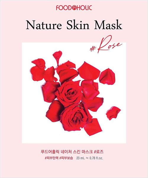 FOODAHOLIC [ Nature Skin ] 100 Combo Pack Face Sheet Mask, Nude Sheet with Release Paper, Premium Quality Korean Facial Sheet Mask (10 x 10 Types