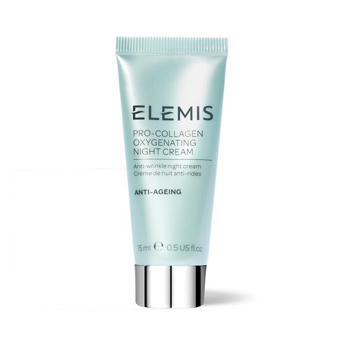 ELEMIS Pro-Collagen Night Cream - Travel Size Overnight Anti-Aging Moisturizer - Hydrating and Firming Formula for Fine Lines and Wrinkles - 15ml