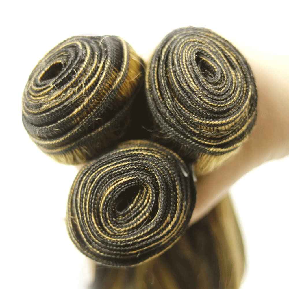 28 30 32 Inch Honey Blonde Bundles Human Hair P1b27 Body Wave Bundles Niegmeag Double Weft Peruvian Virgin Remy Hair Extensions 300g