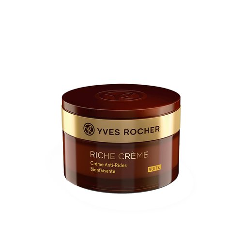 Yves Rocher Comforting Anti-Wrinkle Riche Crème (Night) | Soften & Smooth Skin | 1.7 fl oz