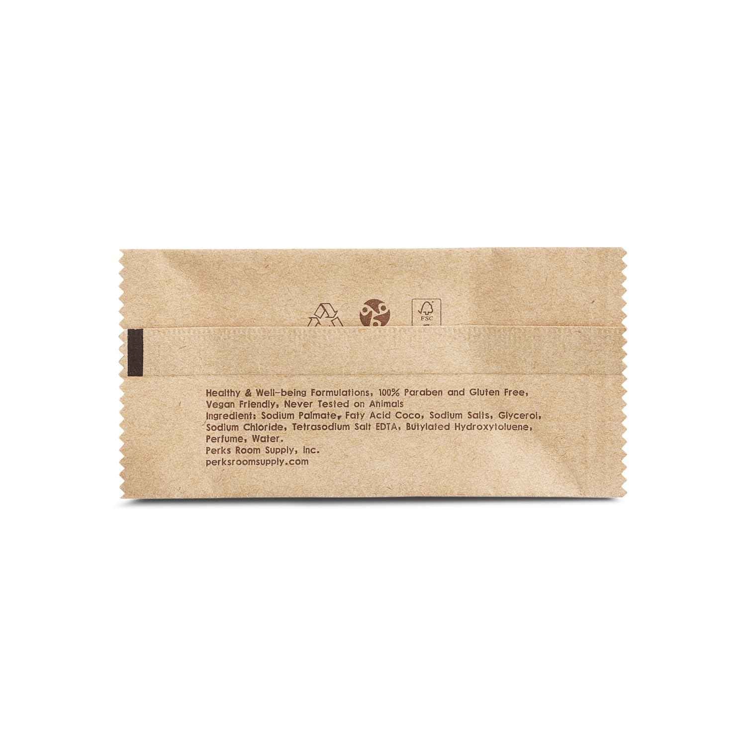 NISGUR Hotel Soap Bars Bulk Pack of 200 Travel Size Bar Soap Kraft Paper Individually Wrapped Hotel Supplies and Toiletries for Guests