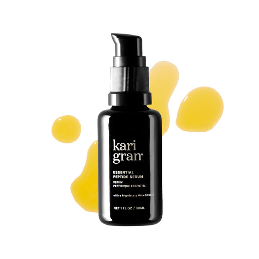Kari Gran Essential Peptide Serum, Anti-Aging Serum With Matrixyl 3000 OS and 15 Plant Oils (30 ml)