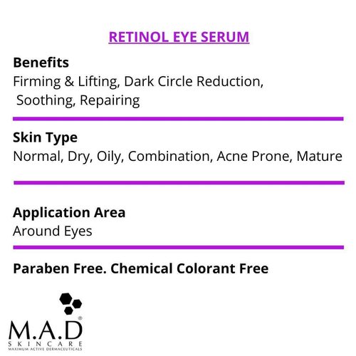 M.A.D Skincare Anti-Aging Retinol Eye Serum 15g