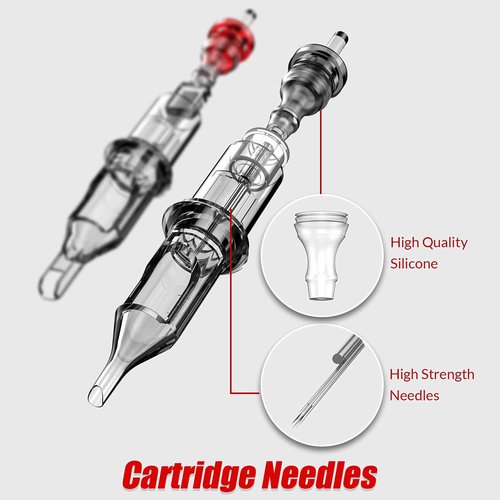 Wormhole Professional Rotary Tattoo Machine Kit - 60 Cartridge Needles, 26 Inks, Power Supply, Complete Pen Kit for Beginners and Artists