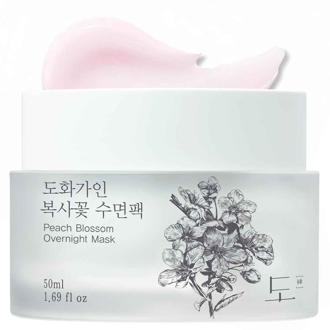 House of Dohwa, Gentle Peach Blossom Overnight Mask l Vitamin C, Rejuvenating, Hydrating l Product of Korea - 1.69 fl. Oz