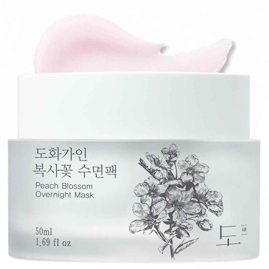 House of Dohwa, Gentle Peach Blossom Overnight Mask l Vitamin C, Rejuvenating, Hydrating l Product of Korea - 1.69 fl. Oz