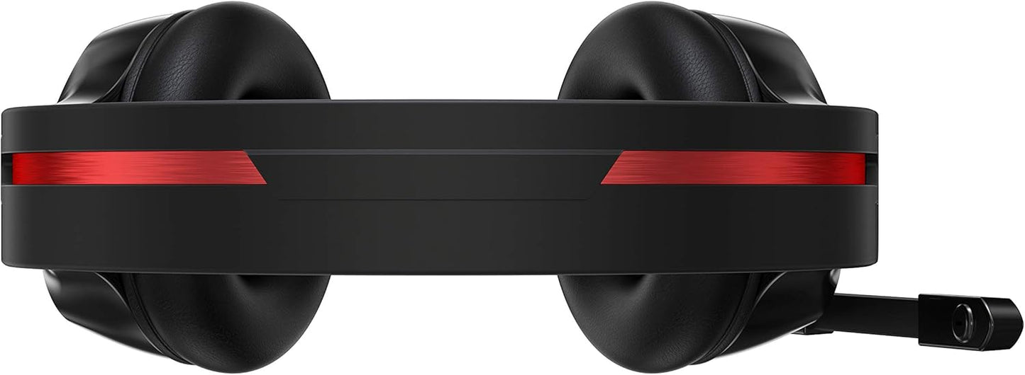 Acer Nitro Gaming Headset (Adjustable Headband, Omnidirectional Microphone, 100 dB Sensitivity) Black/Red
