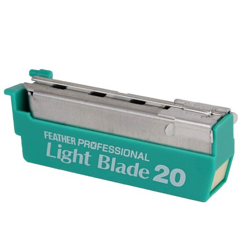 Feather Artist Club ProLight Razor Blades - (5 Pack of 20) - Single Straight Edge Razor Blade Refills for Shaving - For Men, Women, & Barbers