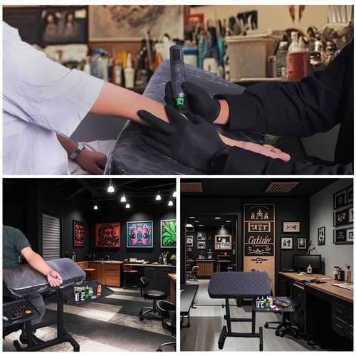 Heavy Duty Tattoo Armrest Stand-Height Adjustable Soft Tattoo Armrest with Magnetic Adjustable Tattoo Table Station for Tattoo Supplies, Professional Tattoo Furniture (Tattoo Armrest Stand)