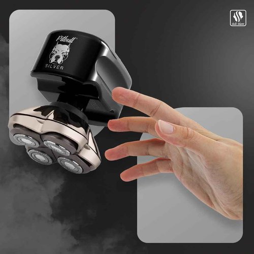 Skull Shaver - Pitbull Silver PRO SX5 Head and face Shaver