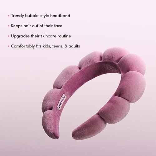 Evereden Kids Skincare Bundle: 1-2-3 Routine with Multi-Vitamin Face Wash, Cream, SPF 30 & Spa Headband – Gentle, Nourishing Skincare & Fun Hair Management for Kids – Perfect for Daily Care