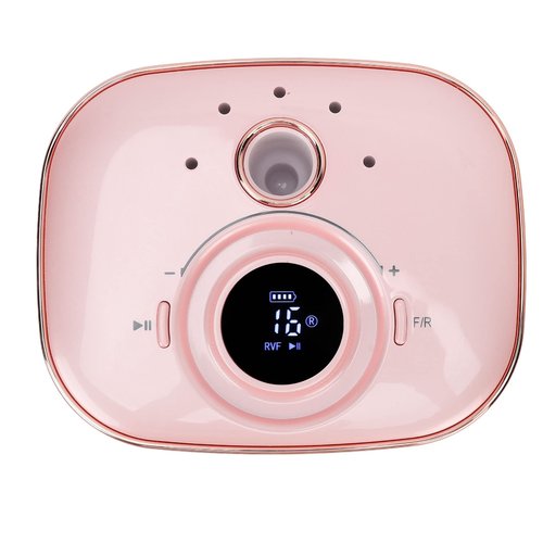 Nail Drill Handpiece, Rose Gold 35000RPM LED Low Noise Nail File Electric Grinding Machine Electric Nail Drill Handle Rechargeable Drill Set Nail Drill Handpiece DIY Nails