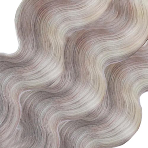 22 24 26 Inch Grey Body Wave Bundles Human Hair 613 Blonde Human Hair Bundles Brazilian Virgin Hair Mixed Length 3 Bundles Silver Bundles 613 Body Wave Bundles Hair Extensions For Women