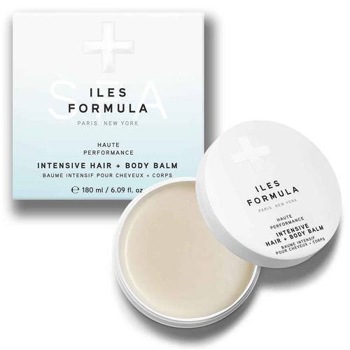 ILES FORMULA Intensive Hair + Body Balm: A versatile, rich balm & a leave-in treatment, Improves Skin Elasticity and Cell Renewal, pH Balanced Balm - (50ml) Bergamot Scent