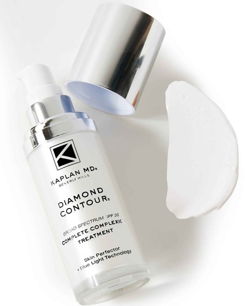 Kaplan MD Diamond Contour Broad Spectrum SPF 30 - Complete Complexion Treatment, Hydrating Sheer Coverage, UVA/UVB & Blue Light Protection, Fragrance-Free, Non Tinted Sunscreen for Face