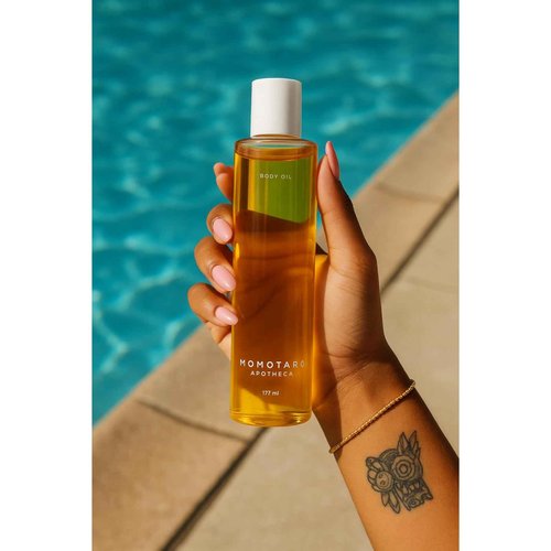 MOMOTARO APOTHECA Nourishing Versatile Body Oil for Every Body, Everywhere, Everyday with Jojoba, Argan, and Sweet Almond Oils - 177 ml | 6 fl oz