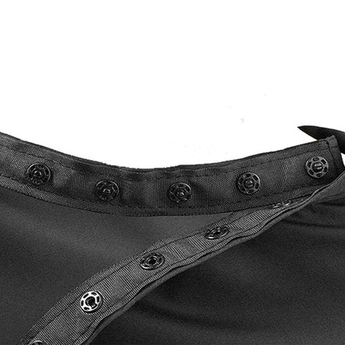 Black Barber Cape, Professional Nylon Waterproof Hair Cutting Cape with Snap Closure Salon Cape, 62" x 54" Hairdressing Cape (Black-8 Pack)