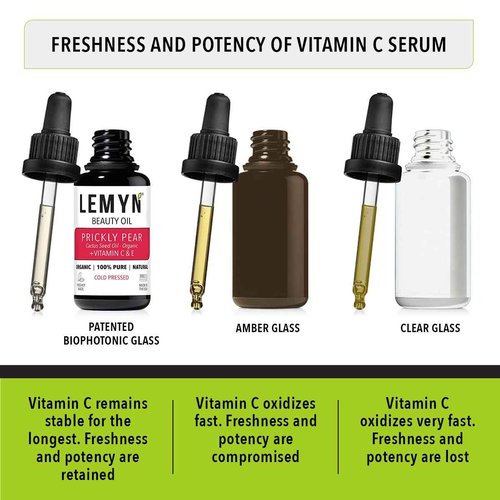 Lemyn Organics Prickly Pear Oil Royal Radiance | Freshly Made | Supercharged with Clinically Proven THD Vitamin C | The Queen of Oils | Luxurious Hydration & Glow | Nature’s Crown Jewel
