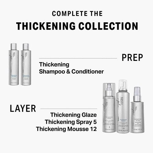 Kenra Platinum Thickening Shampoo/Conditioner | Provides Nourishment & Delivers Shine | Increases Thickness & Volume | Body & Fullness | Protects Against Humidity | All Hair Types | 31.5 fl. Oz (Set)