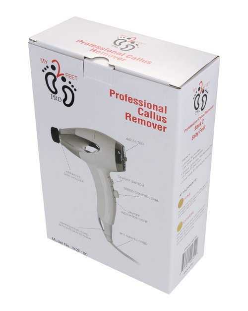 My2Feet Professional Electric Callus Remover+Replacement Disks, White