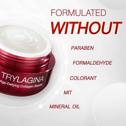 Trylagina 12X Age-Defying Collagen Serum, Anti Aging Face Cream, Anti Wrinkle Cream for Women, Face cream for Women, Anti Aging Skin Care, Brightening Serum, Hydration - 1.05oz