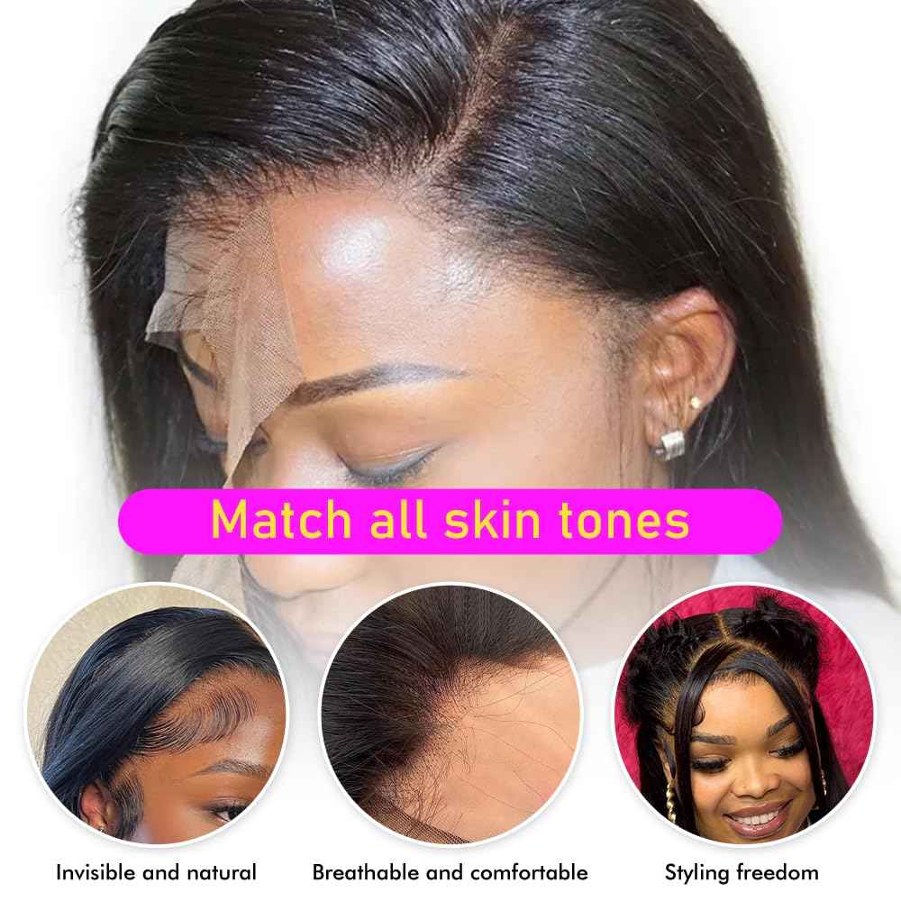 13x4 Lace Frontal Closure Body Wave Frontal Ear to Ear HD Lace Frontal Human Hair 100% Brazilian Virgin Human Hair Closure 20 Inch Frontals Hair Pieces for Women Free Part 150% Density