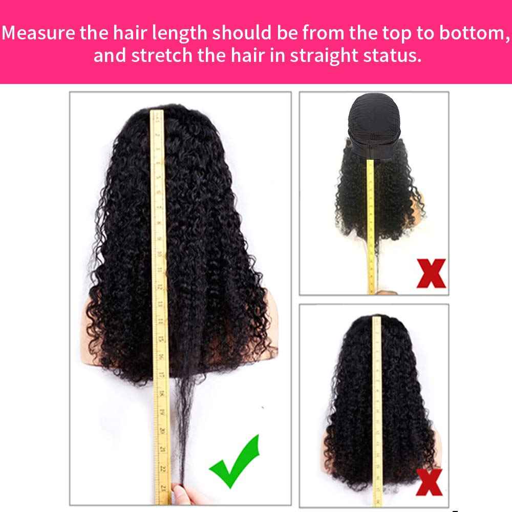 mengkai 18 Inch Headband Wig Human Hair Curly Headband Wigs Human Hair Glueless Wigs Human Hair Pre Plucked None Lace Front Wigs Human Hair With Headband Attached Headband Wig Curly Machine Made