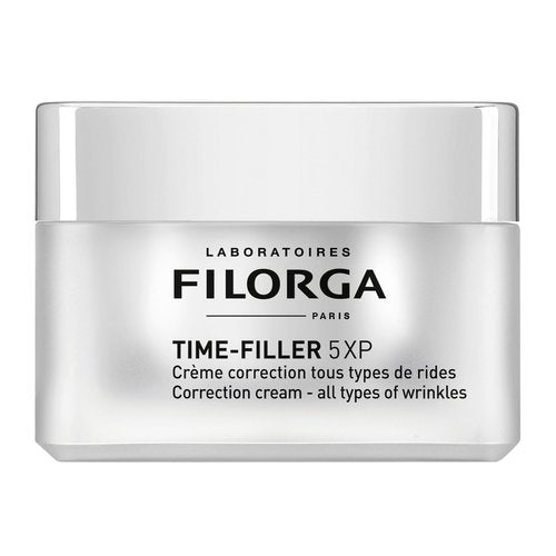 Filorga Time-Filler 5-XP Wrinkle Correction Moisturizing Skin Cream, Enhanced Anti Aging Formula to Reduce and Repair Face, Eye, and Neck Wrinkles and Fine Lines, 1.69 fl oz