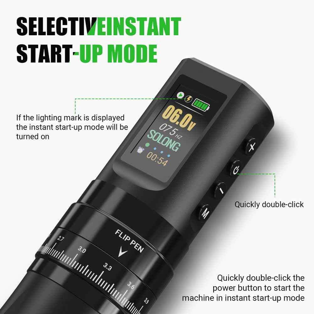 Nazzor Tattoo Kits Tattoo Machine with 1800mAh LED Display 40PCS Needles and 14 Ink Black