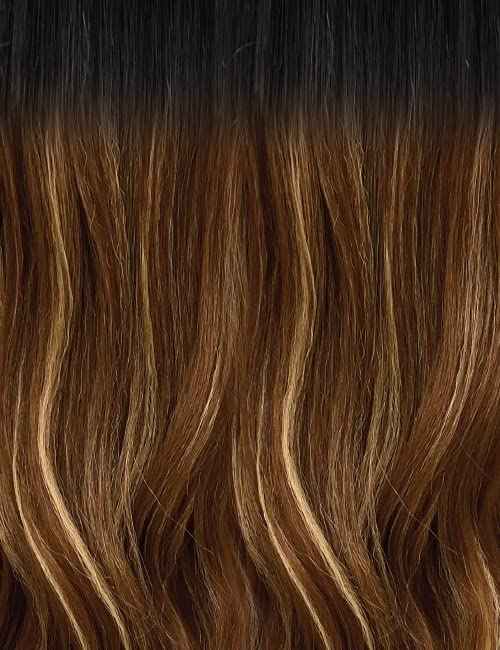 Outre 13x4 Hand Tied Lace Frontal Wig - STITCH BRAID RIPPLE WAVE 30" (DR Chai Latte)