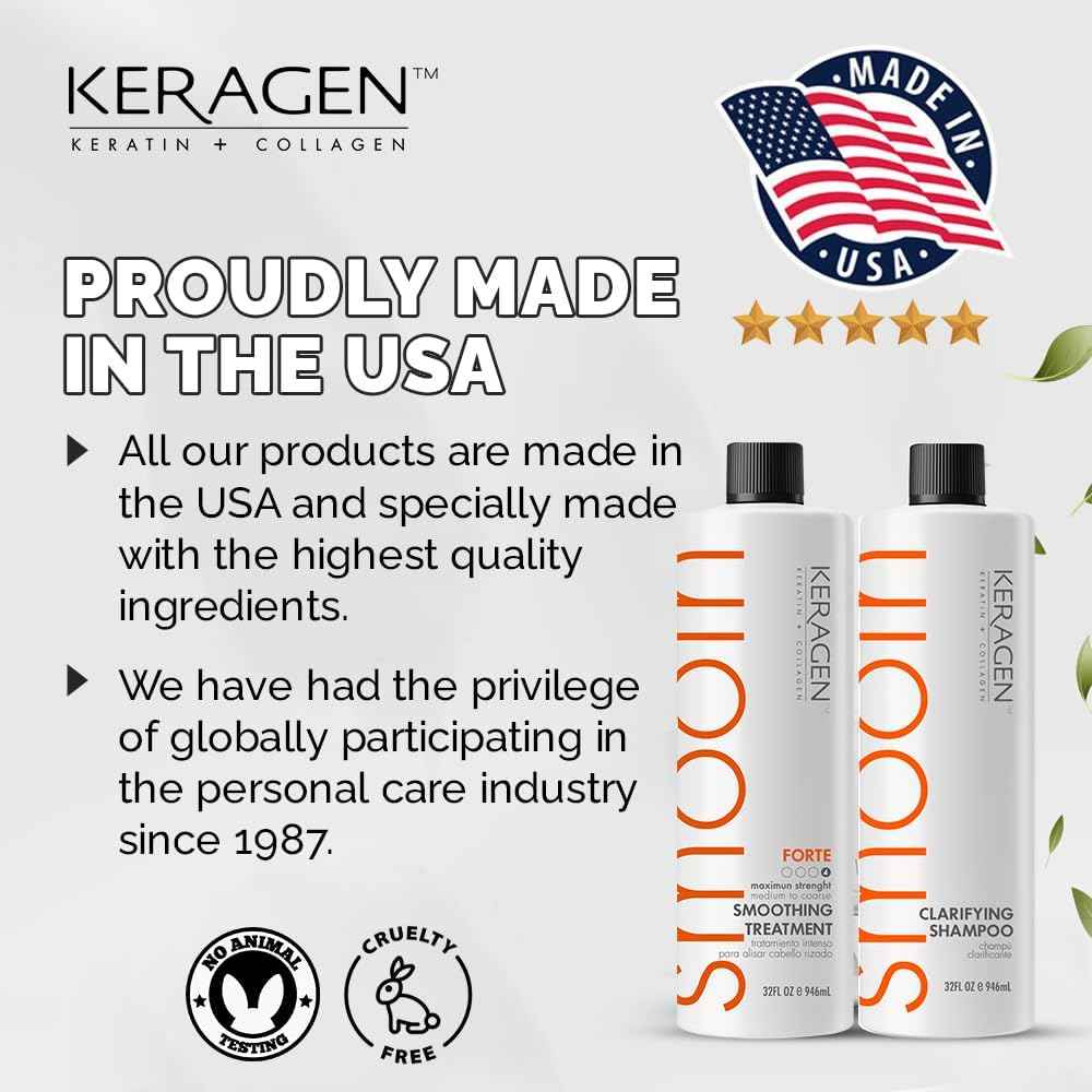 Keragen - Brazilian Keratin Smoothing Treatment, Dry and Damaged Hair