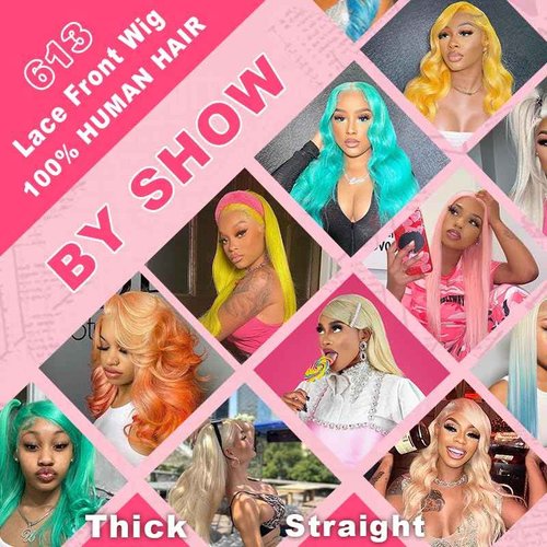 Samrabeauty 613 Lace Front Wig Human Hair 13x4 Blonde Lace Front Wigs Human Hair Pre Plucked with Baby Hair 180% Density Straight Lace Frontal Wig Human Hair for Women