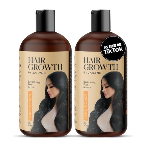 Hair Growth Conditioner by Jailyne Ojeda – Deeply Nourishing & Strengthening Formula with Biotin & Keratin – Promotes Thicker, Longer Hair – Made in USA