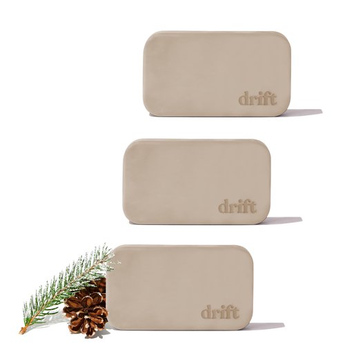 Drift Car Air Freshener - The Original Wood Air Freshener - Car Odor Eliminator - Long Lasting Scent - Metal Clip - Essential Oils - Clean Ingredients - Pine Scent 3 Pack Refill - NO CLIP INCLUDED