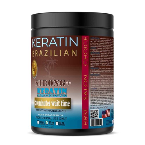 Brazilian Keratin Chocolate Strong+ 32 FL OZ Kachita Spell 1 Litre Black Edition Made in USA