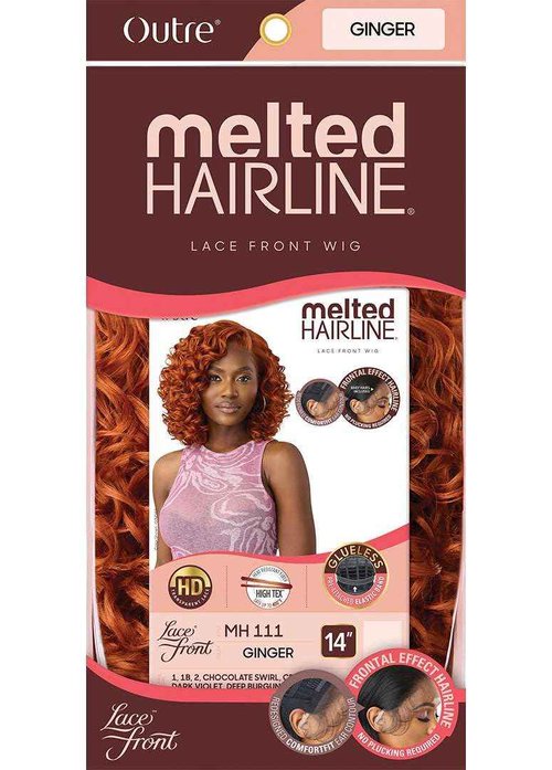 Outre Lace Front Wig - Melted Hairline - MH 111 (OFF BLACK 1B)