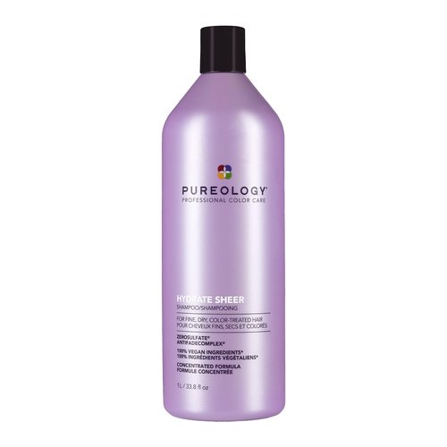 Pureology Hydrate Sheer Conditioner - Lightweight Hydrating Conditioner For Fine, Dry, Color-Treated Hair, 33.8 Fl Oz